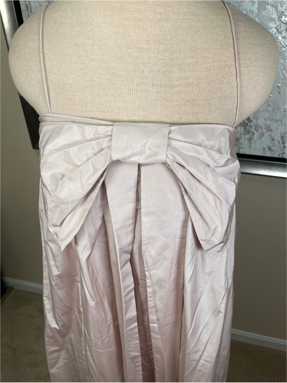 Bernadette Estelle bow embellished taffeta pink blush - Picture 5 of 11